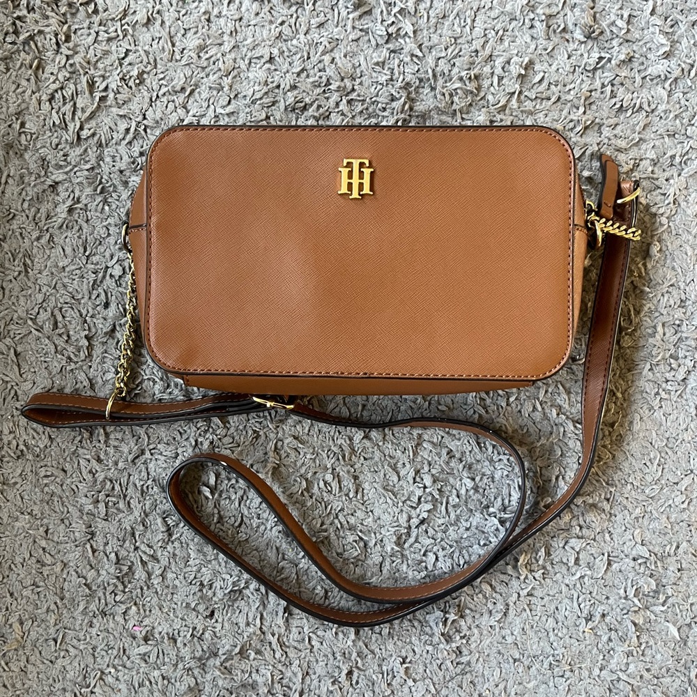 Brown Leather Crossbody Bag